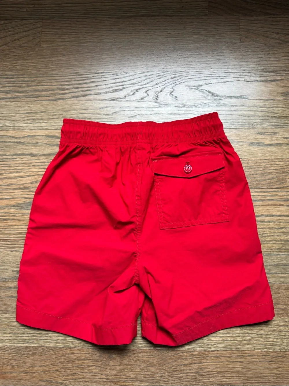 J. Crew Crewcuts Boys' Tech Dock Shorts with Piping – Red and Blue